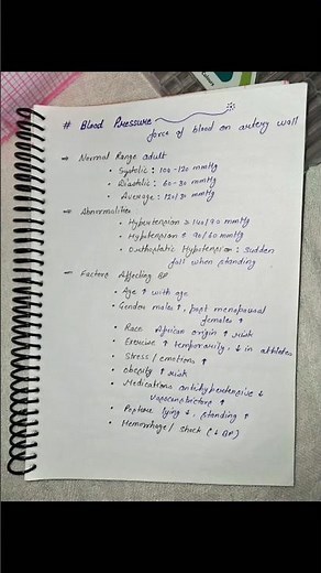 Vital Signs, Temperature, Pulse, Respiration, Blood Pressure, Nursing Exam Notes ✅