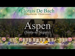 Aspen (Sinta-se Seguro) [Floral de Bach #02] | Canal: Altas Frequências