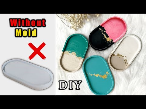 I Made a Trinket Tray Without a Mold... and It Worked!😱✨