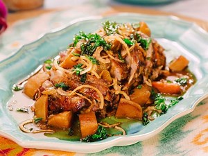 Pork Shoulder Pot Roast with Winter Vegetables