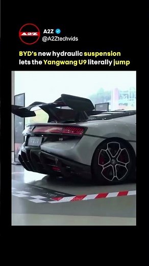 The World’s Craziest Suspension? BYD Yangwang U9 Can JUMP!