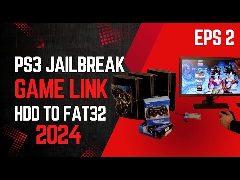 How to Jailbreak your PS3 (Eps 2) SETUP HDD to FAT32 & DOWNLOAD GAMES - Easy Tutorial 2024