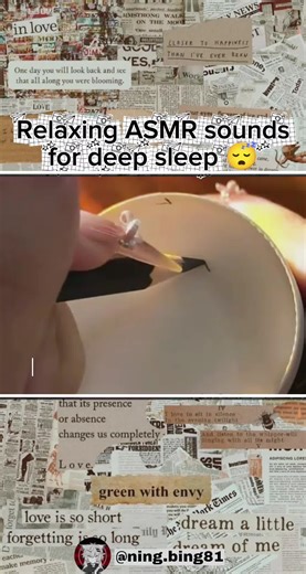 Relaxing ASMR sounds for deep sleep 😴 part 61 #relaxing #viral #fyp #asmr #chill