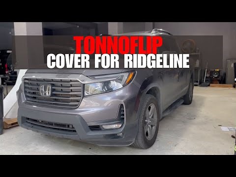 Honda Ridgeline Bed Cover Installation Video -TonnoFlip Bed Covers- #tonneaucover