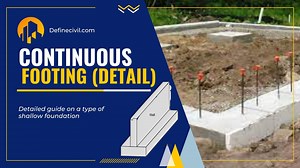 Continuous Footing – Detail – Diagram – 3 types (DETAILED GUIDE) - Definecivil