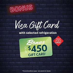 Don't miss out on our October Bonus Bonus Sales offers!  Get up to $1200 Bonus wine on Vintec Fridges or up to $450 Bonus Visa Gift Card on Selected French Door Refrigeration and more. Shop online or in-store now  https://bit.ly/48vhD2l | Retravision | Facebook