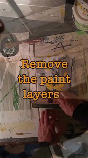 GARTEN 06 – HOW TO CLEAN A CANVAS #art #acrylicpainting #contemporaryart