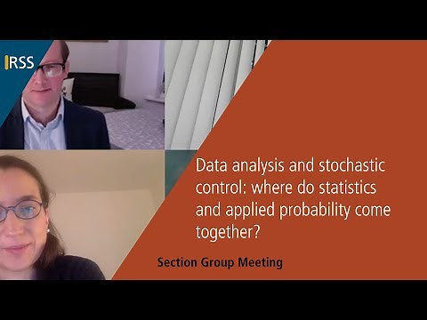 Data analysis and stochastic control: where do statistics and applied probability come together?