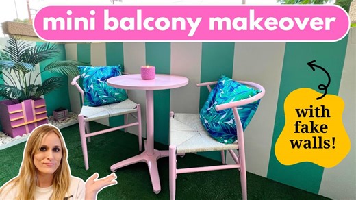 Create Miami-inspired tiny balconies that renters can pull off
