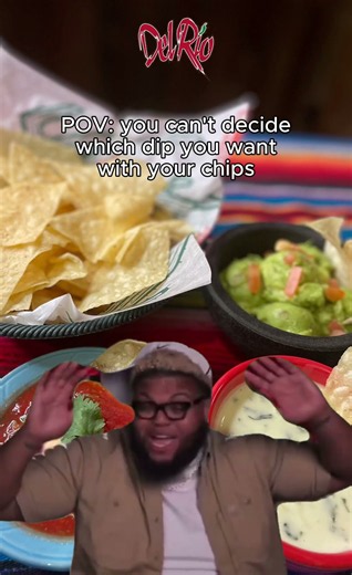 Queso vs Salsa vs Guacamole at Del Rio