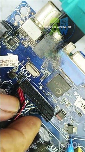 Motherboard Repair | LVDS Cable Connection Fix 🔧 #Shorts
