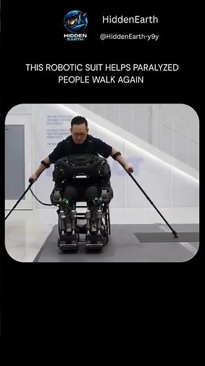 This Robotic Suit Helps Peoples Walk Again 🤖🚶