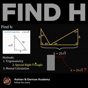 236K views · 1.4K reactions | FIND H #math #maths | Asisten and German Academy | Facebook