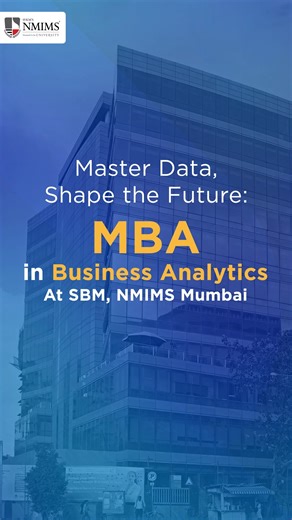 Shape the Future with Data-Driven Leadership! Gain mastery over advanced analytics tools, tackle complex business challenges, and transform data into impactful decisions that drive success. From hands-on projects to industry exposure, this is your gateway to becoming the leader businesses need in a data-first world. The MBA (Business Analytics) 2026 admissions at NMIMS are now open. Apply Now: https://nmat.nmims.edu/ #BusinessAnalytics #BusinessIntelligence #BusinessLeaders #NMAT2025 #nNMIMSMBA2