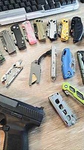 3 Best EDC Utility Knives #gballvision #edc #shorts