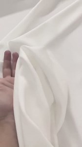 Stretch Crepe Fabric - Versatile Polyester Cloth by The Yard with 2-Way Stretch - Ideal for Dresses, Gowns, Pants, Drapes, and Backdrops - 2 Yard (Off-White)