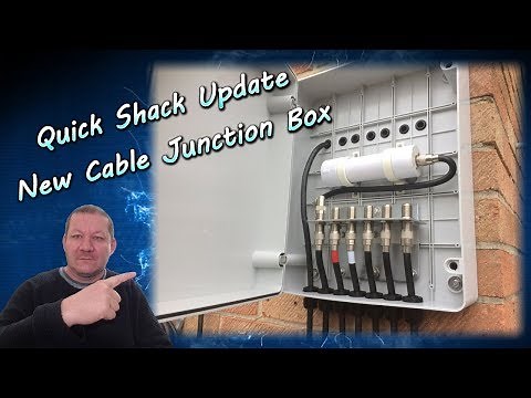 G0SEC Quick Shack Update on New Cable Junction Box Outside!