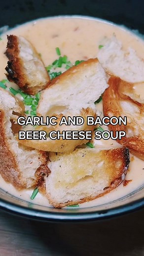 Making one of my favorites, garlic and bacon beer cheese soup! #recipes #cookingvideos #cookingasmr #cookingvideo #asmr #soup #souprecipe #fallrecipe #dinnerideas #fyp