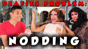 Happy Brunch! Some Deaf people have a bad habit of nodding to hearing people talking. Nodding to everything can lead to something unexpected, next time ask them write it down before saying Yes. :D :D | Deafies in Drag