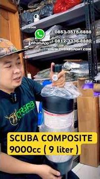 CHEAP PRICE, LIGHT, GOOD QUALITY 😱9000cc / 9 liter COMPOSIT SCUBA TANK #orgab #accuracylover