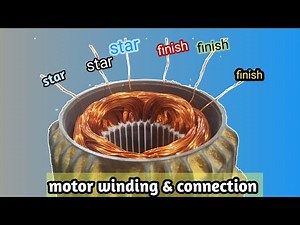 3 phase, motor winding & connection । star / delta connection / from basic electric bd ।