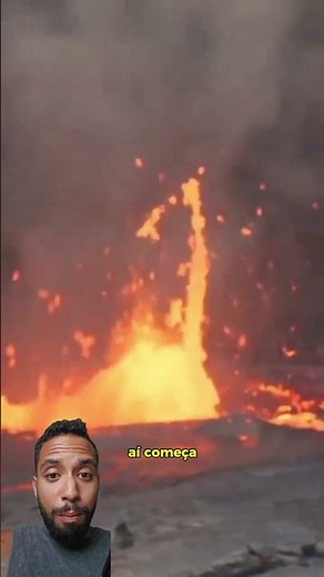 What happens when you throw water into a volcano?