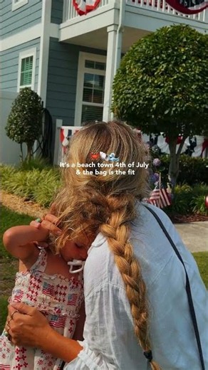 Celebrate 4th of July with the Anuschka Summer Evening Crossbody | Beach Life Americana
