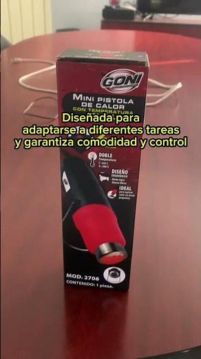 Mini pistola de calor con temperatura dual. Modelo 2706