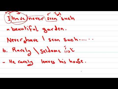 قواعد الوحدة الثانية | انجليزي متقدم Inversion and Cleft Sentence