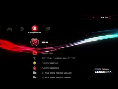 RED XMB RCO MOD + RED NOTIFICATIONS PLUS ICONS 4.84 OR LOWER CFW PS3