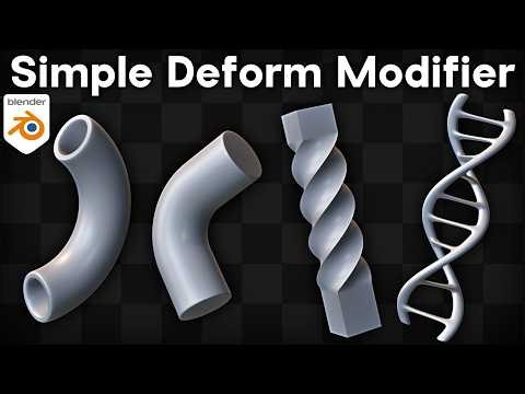 How to Use the Simple Deform Modifier in Blender