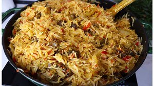 How to make Delicious Gizzards rice/ peppered gizzards rice recipe, so yum | Ezinne's Kitchen