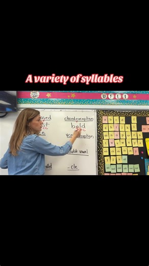 Here are all the syllable types in the English language. Once child knows all these they can put them together to read multisyllabic words. The trick is to find the vowel and look behind it. #homeworkhelp #fyp #parents #phonics #syllables