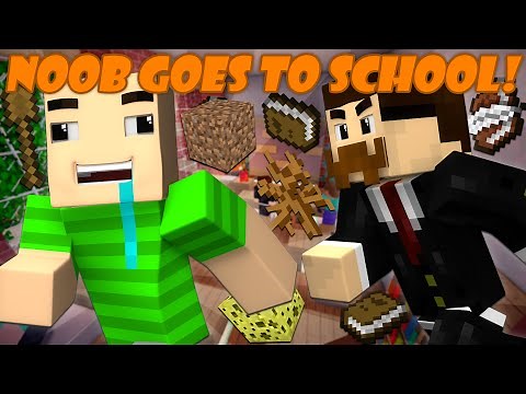 If a Noob went to School - Minecraft