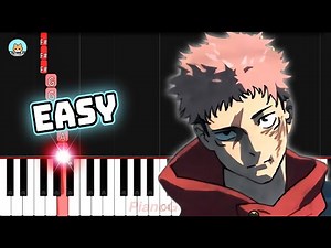 Jujutsu Kaisen Season 3 OP - "AIZO" - EASY Piano Tutorial & Sheet Music