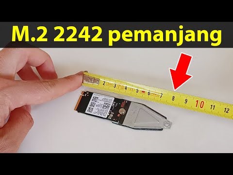 Memasang NVME SSD M.2 2242 pada board komputer M.2 2280 dengan ekstender 🇮🇩