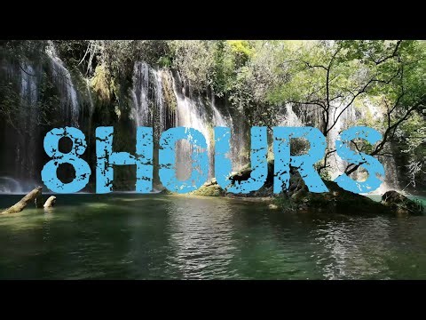 Waterfall ASMR 🌿 8 Hours of Pure Nature Sounds for Sleep & Relaxation