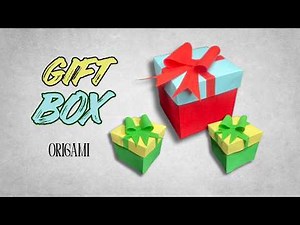 How to Make a Paper Gift Box | Easy Origami Box Tutorial | DIY
