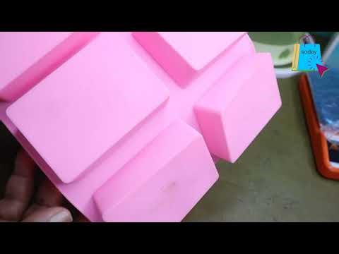 চারকোনা সোপ মোল্ড।।Squire Soap Mold।।সিলকন সোপ মোল্ড।।