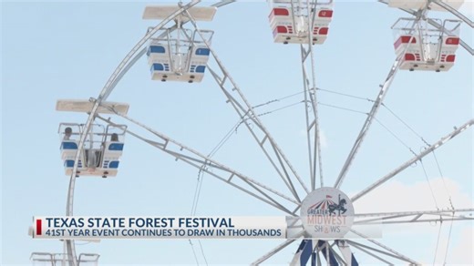 41st annual Texas State Forest Festival brings family fun to Lufkin