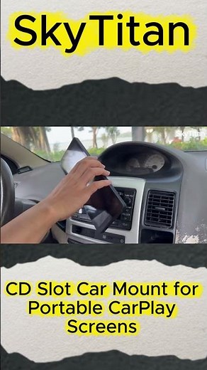 SkyTitan CD Slot CAr Mount For portable CarPlay