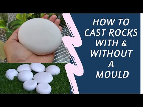 DIY, Easiest way to cast Rocks with & without a Silicone mould