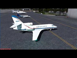 P3D V4.4 - Review - FlySimWare - Falcon 50 - KPSP to KSFO