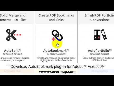 Exporting and Importing PDF Links from/to a Text File with AutoBookmark