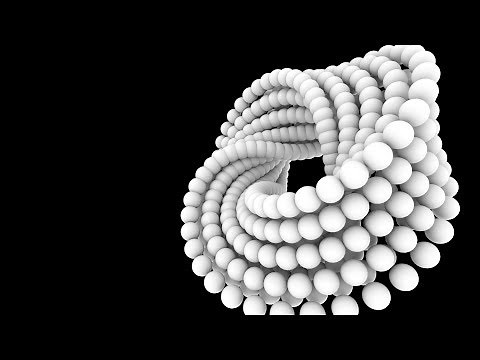 Abstract 3d Ring Creation using the Autodesk MAYA Mash Plugin (Silent Tutorial)