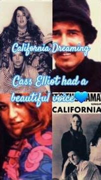 California Dreamin The Mama and The Papas 💙Cass Elliot had a beautiful voice
