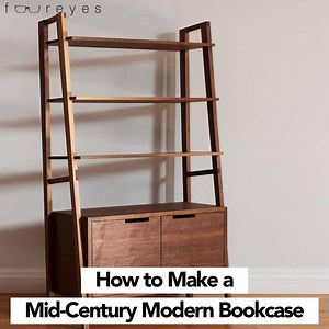 8.7K views · 147 reactions | How To Make A Mid Century Modern Bookcase!  | Foureyes | Facebook