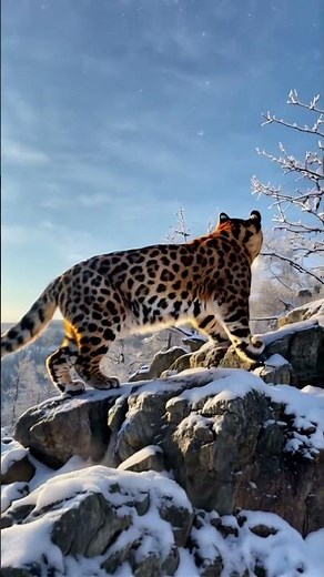 Rare Sighting: The Elusive Amur Leopard in Stunning 8K