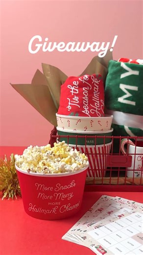 Hallmark on Instagram: "To celebrate the start of @hallmarkchannel Countdown to Christmas (premiering on 10/17, FYI 😉), we’re surprising a few lucky winners with these holiday goodies! 🎁 To enter: 🎄 Make sure you’re following @hallmarkchannel, @hallmarkplus and @hallmark. 🎄 Tell us your all-time favorite Hallmark Christmas movie! Giveaway will close at 11:59 p.m. on 10/12. Winners will be randomly selected and notified via DM on 10/13. U.S. only. Click the link in our bio for full giveaway r