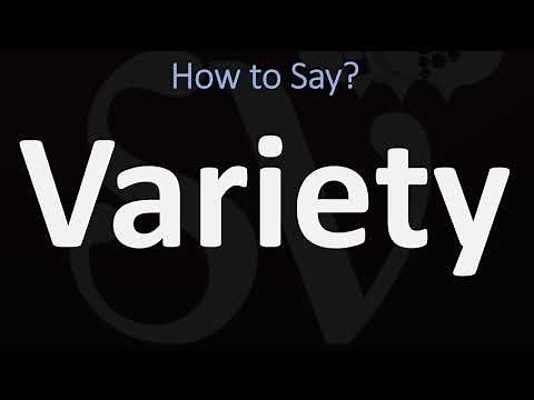 How to Pronounce Variety? (CORRECTLY)